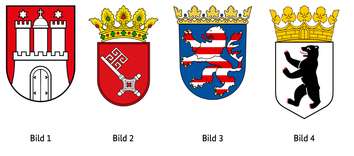 Welches Wappen gehört zum Bundesland Berlin?