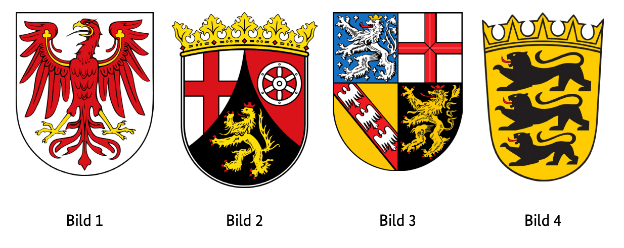 Welches Wappen gehört zum Bundesland Brandenburg?