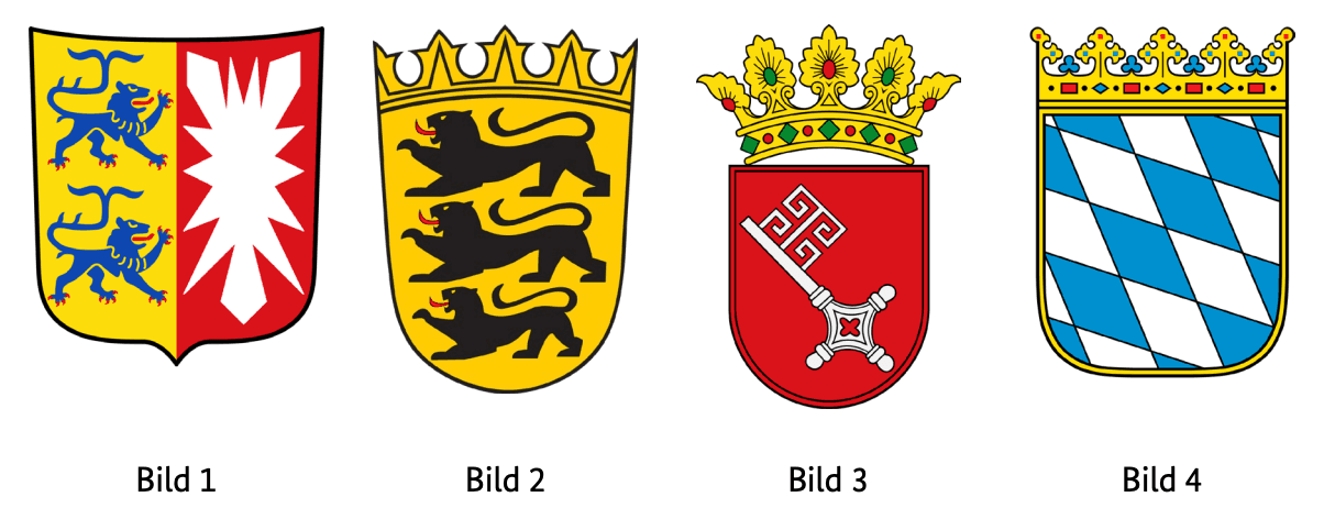 Welches Wappen gehört zur Freien Hansestadt Bremen?