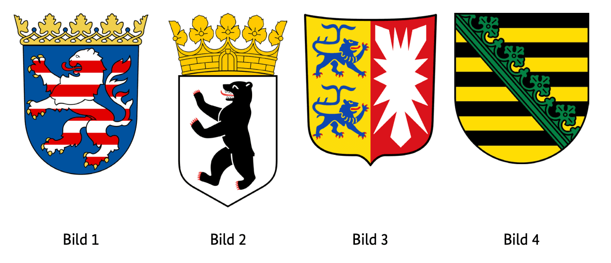 Welches Wappen gehört zum Bundesland Hessen?