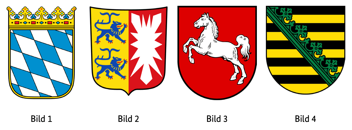 Welches Wappen gehört zum Bundesland Niedersachsen?