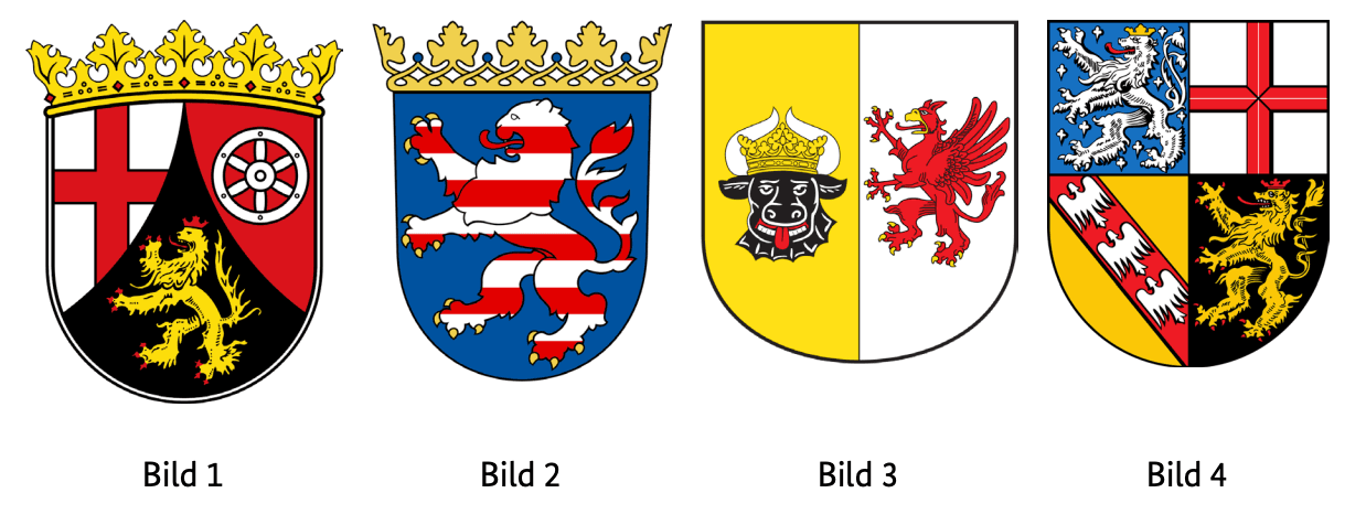 Welches Wappen gehört zum Bundesland Saarland?