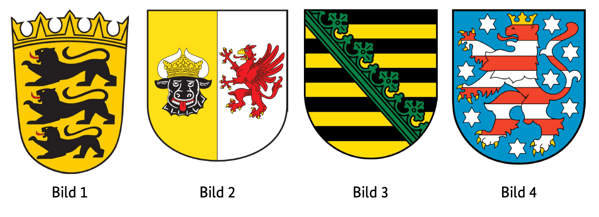 Welches Wappen gehört zum Freistaat Thüringen?